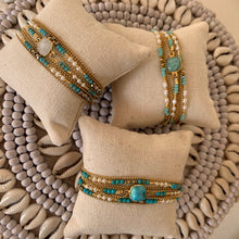 Charger l'image dans la galerie, Bracelet Shimla Amazonite