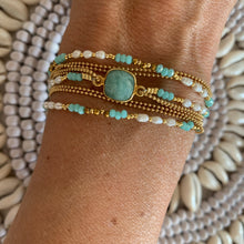Charger l'image dans la galerie, Bracelet Shimla Amazonite