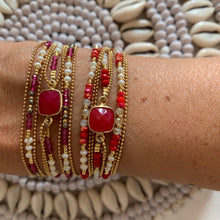 Charger l'image dans la galerie, Bracelet Shimla Agate rouge