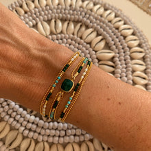 Charger l'image dans la galerie, Bracelet Shimla Agate verte