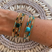 Charger l'image dans la galerie, Bracelet Shimla Agate verte
