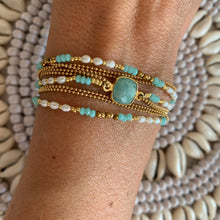 Charger l'image dans la galerie, Bracelet Shimla Amazonite