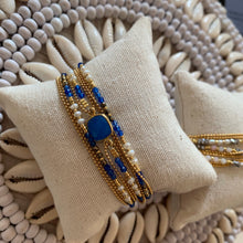 Charger l'image dans la galerie, Bracelet Shimla Agate bleue