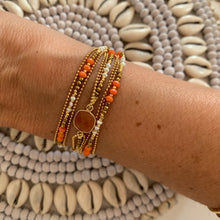 Charger l'image dans la galerie, Bracelet Shimla Agate orange