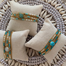 Charger l'image dans la galerie, Bracelet Shimla Amazonite