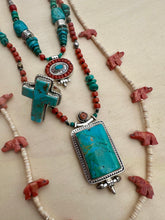 Charger l&#39;image dans la galerie, « Arizona dream » turquoise &amp; nacre
