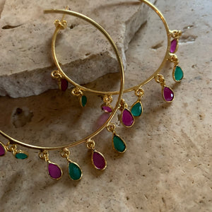 Boucles d’oreilles Santana