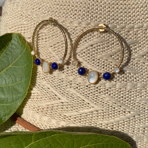 Boucles d’oreilles Azul